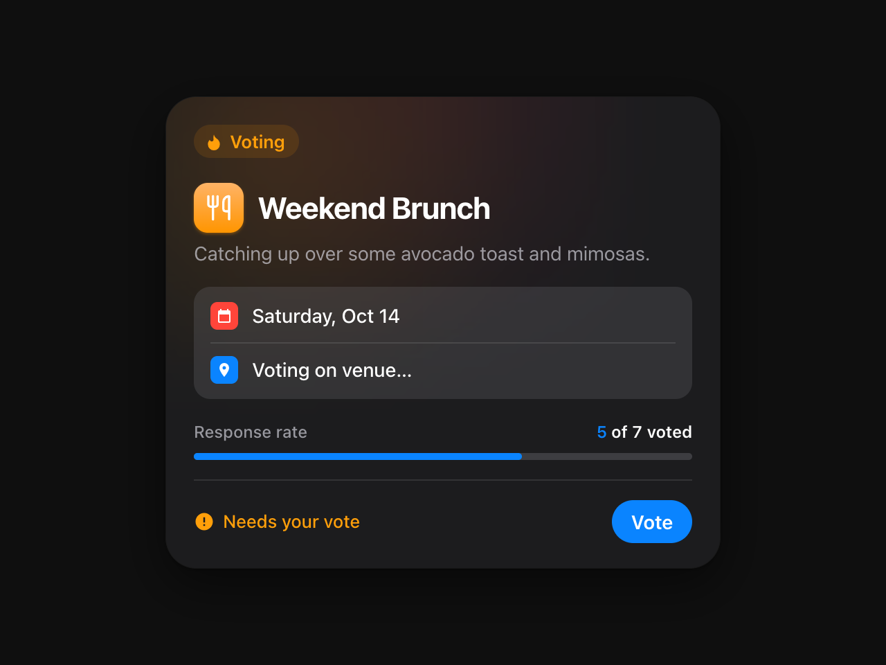 Hangout Card